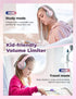 iClever HS19 Kids Headphones - Pink, Over-Ear, Volume Limiter 85/94dB, Foldable, Wired, with Microphone & Shareport.