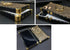 Bling Case for iPhone 12 Pro Max 6.7" Soft TPU Cover with Ring Kickstand Holder, Glitter Gold Corner, Gray
