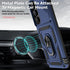 Samsung Galaxy A55 5G Case with Camera Lens Cover, Dual Layer Military-Grade Drop Tested Magnetic Ring Holder Kickstand