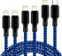 cugunu USB C to Lightning Cable 5 Pack 3/3/6/6/10FT, MFi Certified Power Delivery Fast Charging Cord for iPhone