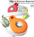 Silicone Airtag Holder Key Ring, Cute Airtag Accessories for Kids, Luggage, Cat Dog Collar, Compatible with Apple