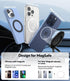 Miedecdel 360 96+LBS 2800gf Magnetic Phone Holder for MagSafe, Adjustable Car Phone Mount with Strongest Suction