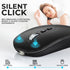 RaceGT USB C Wireless Mouse, Rechargeable Dual-Mode Mouse(Type-c and Bluetooth), Silent Bluetooth Mice for MacBook