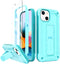 URBANITE iPhone 13 Case - Sky Blue, Military Grade Shockproof, Kickstand & Screen Protector for 6.1" Apple iPhone 13.