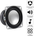 DWEII 6Pcs 2" 4Ohm 3W Full Range Audio Speaker Stereo Woofer Loudspeaker