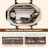 LOVEVOOK 15.6 Inch Teacher Tote Bag for Women Work, Laptop Bag With Large Cup Holder, Nurse Bags Professional Briefcase