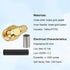SMA Male Crimp Connector, RF Plug Crimp Connector for RG58 RG142 RG400 LMR195 Coaxial Cable (10 Pack)