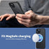 CACOE Matte Black Magnetic Case for iPhone 13 & 14 (6.1") - Shockproof, Anti-Fingerprint, MagSafe & Car Mount