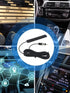 Universal Car Radio Antenna - Hidden Adhesive Mount Patch for FM AM Stereo Media Receiver Player