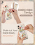 17/16/15/14/13/12 7 Shorogyt Compatible with Magsafe Wallet with Ring Stand Grip - Cute Magnetic Phone Wallets Card