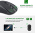 2.4G Wireless Mice Super Energy Saving Portable Optical PC Laptop Computer Mouse, 5 Adjustable DPI Mice, 6 Buttons for Windows macOS Linux