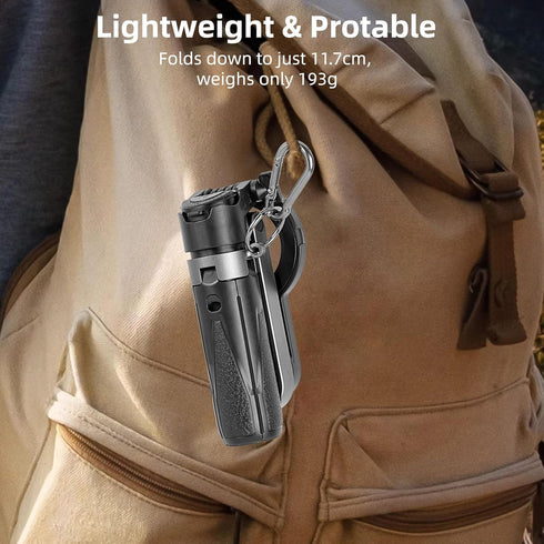 WOVTE 4-in-1 360 Magnetic Selfie Stick, Portable Pocket MagSafe Tripod for iPhone with Detachable Remote, Rotation