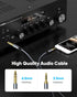 Highwings 1/4 to 1/8 Cable Stereo Audio Cable 3FT, 6.35mm Male to 3.5mm Male TRS for Guitar, Home Theater