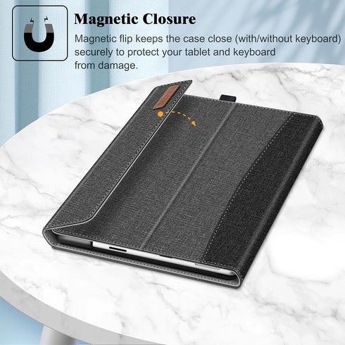 FINTIE 13 Inch 11/10/9 Case for Microsoft Surface Pro - Multiple Angle Viewing Portfolio Business Cover with Pocket