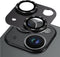 Korecase Metal Tempered Glass Camera Lens Protector for iPhone 14/14 Plus - Black, Rear Case Friendly Cover Film