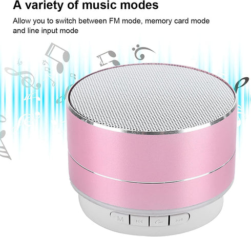 Multifunctional Metal Bluetooth Speaker - Notebook Style