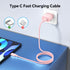 for iPhone USB C Charger Fast Charging, 3Pack 20W USB C Block with 60W USB C to C Cable 6FT, Pink