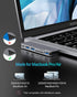 RayCue 6 in 1 USB-C Hub Adapter for MacBook Pro/Air M1 M2 M3 2023 2022 2021 with 3 USB 3.0 Ports