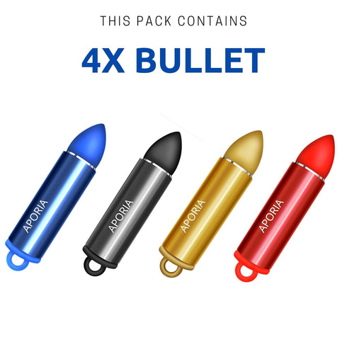 Aporia Unique Storage Holder for Magnetic Charging Tips, Compatible with Magnetic Charging Tips (Four Bullets)