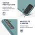 kwmobile Case Compatible with Samsung Galaxy S21 - TPU Silicone Phone Cover with Soft Finish in Arctic Night