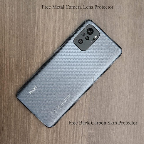 Ibywind Screen Protector for Redmi Note 10 4G/Note 10S, with 2Pcs Tempered Glass, 1Pc Camera Lens Protector, 1Pc
