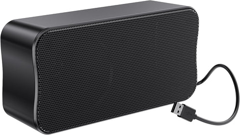 DEPUDA USB Computer Speakers for Desktop PC, Laptop Speaker, Portable Mini Stereo Speakers, Plug and Play, Clear Sound