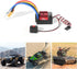60A 2-3S 370 380 540 550 1/10 Brushed ESC Electronic Speed Controller Waterproof ESC for Brushed Motor Remote Control