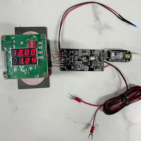 Wireless Charger 3 coils, 15W high Power Wireless Charging Circuit Board 12-24V Input. Suitable for Wireless Charging DIY for Cars, Trucks and RVs.