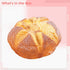Calolin 5.7 5.1 3.1 Inches Artificial Loaf Bread, x x Fake Bread Loaf, Simulation Food PU Fake Loaves for Shop Display