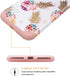 Fingic Pineapple Floral Ultra Slim Case for iPhone 7/8 Plus, Hard PC Soft Rubber Anti-Scratch