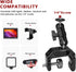 Camera Mount Clamp with Mini Magic Arm, 1/4" and 3/8" Threaded Holes for Camera, Action Camera, Flash, Light