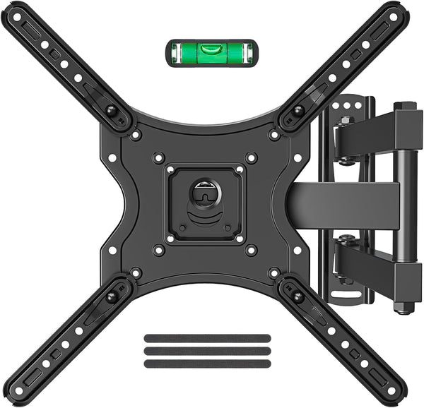 Mountory Full Motion TV Wall Mount for Most 26-60 Inch TVs, Articulating Arms