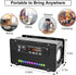 DIY Bluetooth-Compatible Speaker Kit, DIY FM Radio Soldering Project USB Mini Home Sound Amplifier with Colorful LED