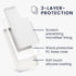 kwmobile Case for Samsung Galaxy S21 - TPU Silicone Phone Cover with Soft Finish, White Matte