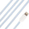 Xelsluthe Blue Spiral Cable Protector, 4.6ft Flexible Chargers Data Cable Protect, Headphone Cables