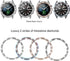 Bands Compatible with Samsung Galaxy Watch 3 (45mm), 22mm Full Rhinestone Diamond Stainless Metal Strap for Women Men