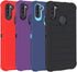 Samsung Galaxy A11 Phone Case, Cobalt Blue/Blue, Heavy Duty 3 Layer Shock Proof Protective Cover with HD Screen