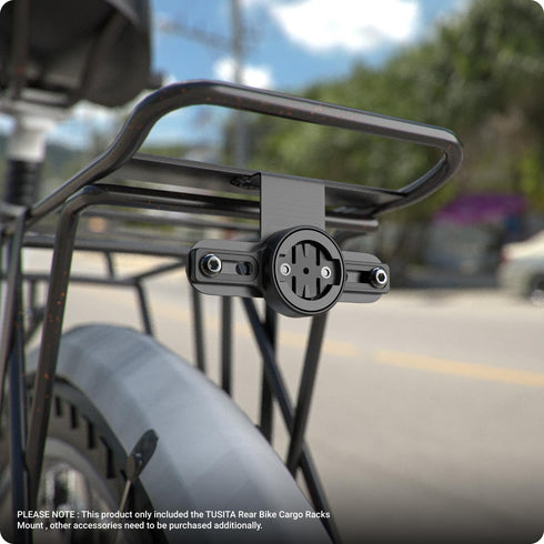 TUSITA Rear Bike Cargo Racks Mount for Garmin Varia RTL515, RTL510, RVR315, Magene L508 Compatibility