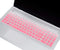Keyboard Cover Skin for 15.6 inch HP Pavilion x360, Compatible with Multiple Models, Omber Pink