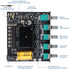 DiGiYes 2.1 50W 2+100W 12V-24V Bluetooth Power Amplifier Board with Subwoofer Channel x DC Audio Power Amplifier Module