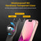 UNBREAKcable 3-Pack Tempered Glass Screen Protector for iPhone 14/13/13 Pro, 6.1 Inch, Easy Install Frame, Shatterproof.