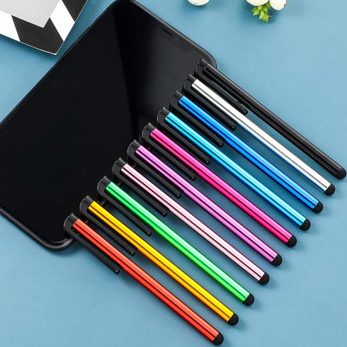 Outus 30 Pieces Slim Stylus Pens for Universal Touch Screens, Compatible with iPhone, iPad, Tablet (10 Colors)