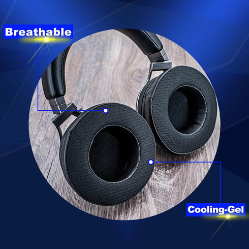 JESSVIT Virtuoso XT Ear Pads Replacement – Cooling Gel, Softer Memory Foam, Added Thickness, Extra Durability for