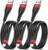 OIITH 3 Pack MFi Certified 3 Ft iPhone Charger Cable, Fast 2.4A Lightning USB Cord for iPhone