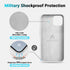 AOTESIER Shockproof Designed for iPhone 12 Pro Max Case, Liquid Silicone Phone Case with Soft Anti-Scratch Microfiber