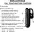 Bluetooth Earpiece V5.4 - Single Ear Headset with Noise Cancellation, 35 Hours Talk Time, Compatible with iPhone &