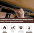 50Pcs Adhesive Cable Management Ties - Extra Screw & Hole, Multi-Purpose Wire Organizer Adjustable Nylon Cable Straps