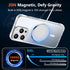 MOCCA Clear iPhone 14 Pro Case - Slim, Shockproof, Military Drop Protection, Non-Yellowing, MagSafe Compatible, 6.1"