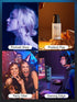 GLOUEN 4 10 3000mAh RGB Selfie Light for iPhone, Portable Phone Light Clip with Light Modes & Brightness Levels