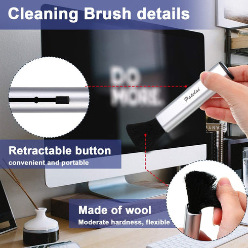 6 Pieces Portable Laptop Cleaning Brush Electronic Cleaning Brush Swipe Computer Brush for Laptops Keyboard Mobile Phones Cameras Digital Products Car Interior Detailing Home and Office Items by Patelai
